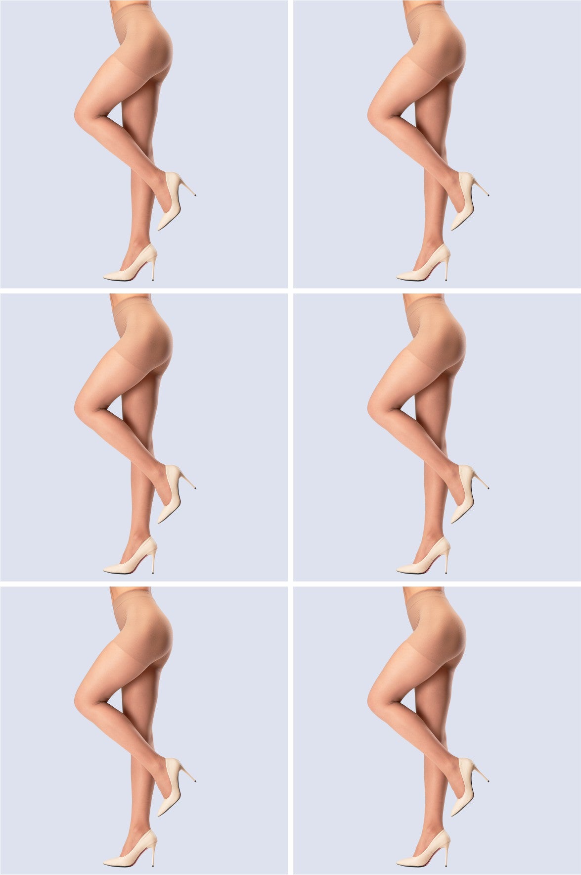 PACK 6 Collants Lycra Skin