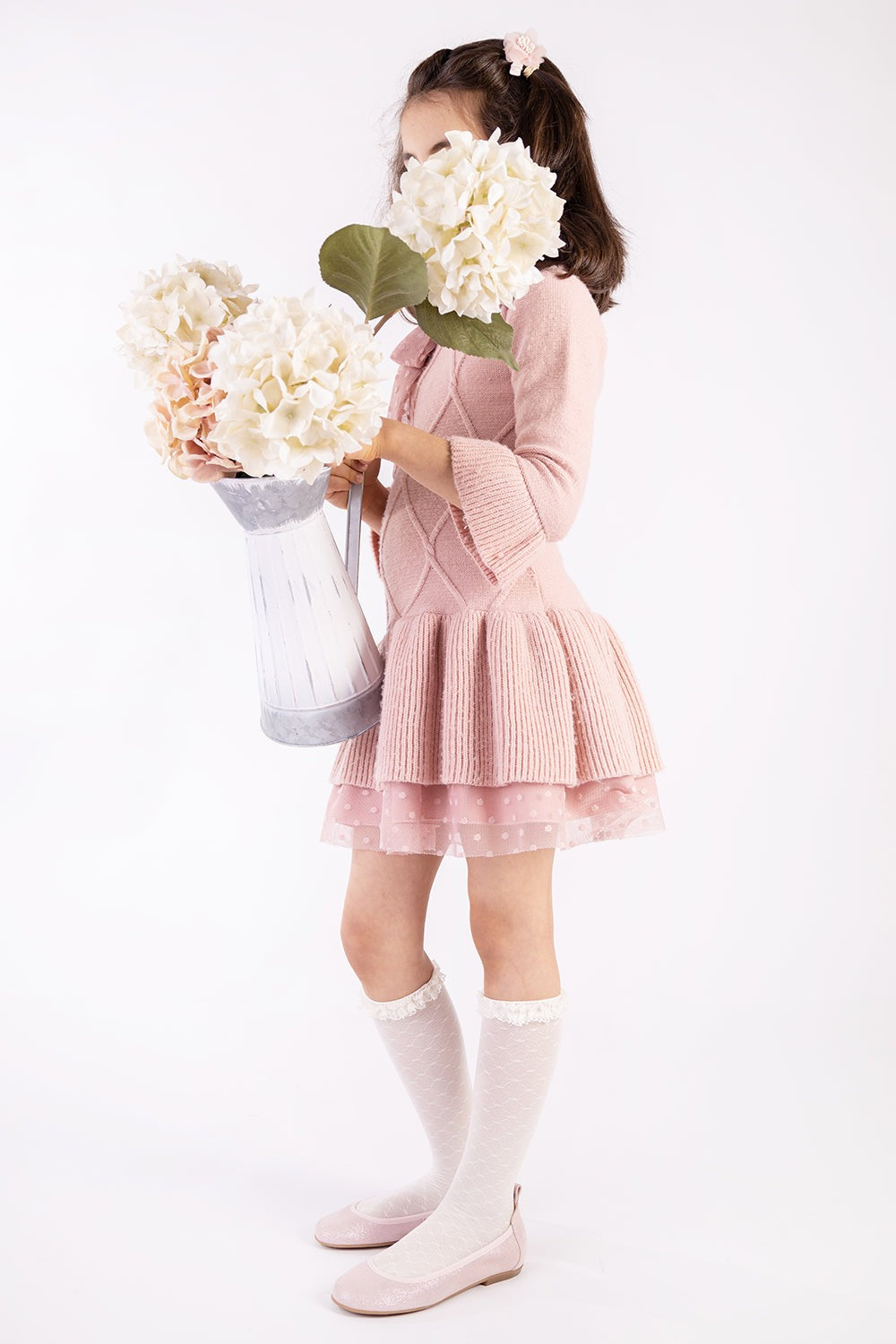 Mini Meia Princesa com renda