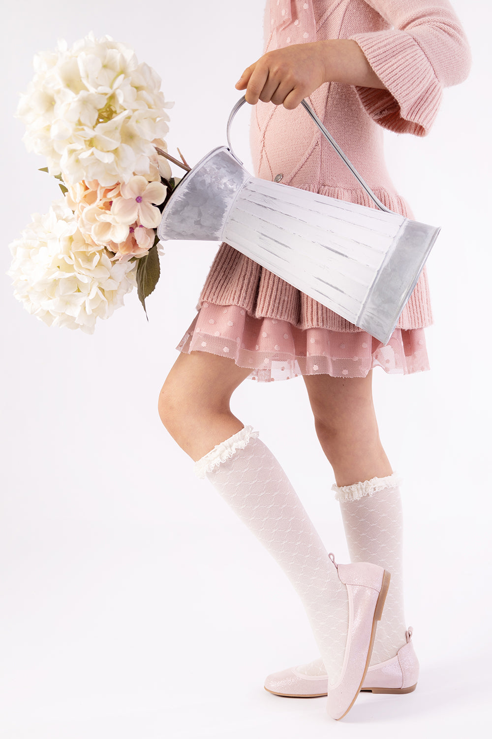 Mini Meia Princesa com renda