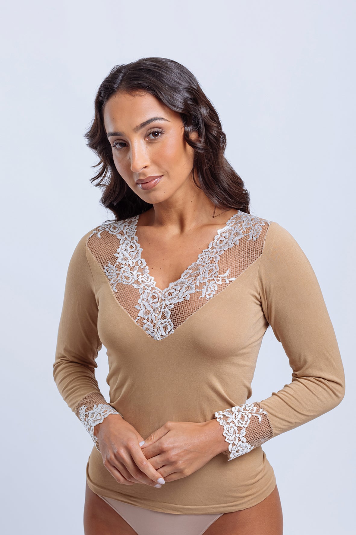 Camisola Modal Peônia