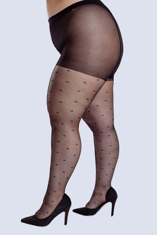 Collants Dots Plus Size